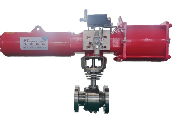 4" 300磅 F316H材质 硬密封耐磨C型高温球阀